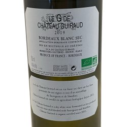 Le G de Guiraud Bordeaux Blanc Sec 2019