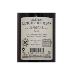 CHATEAU LA TOUR DE MONS 2018